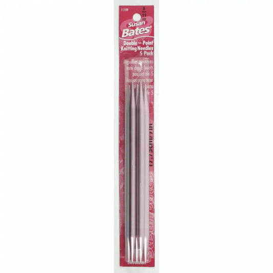 Susan Bates Silvalume 5 Pack, Double Point Knitting Needles - Clearance Items