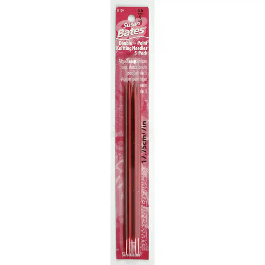 Susan Bates Silvalume 5 Pack, Double Point Knitting Needles