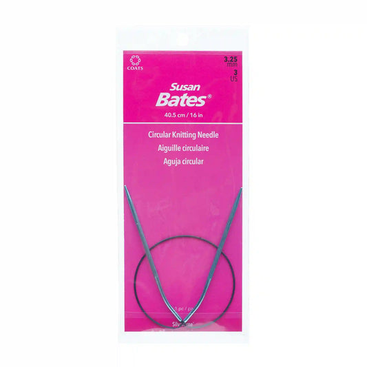 Susan Bates Silvalume 16" Circular Knitting Needles