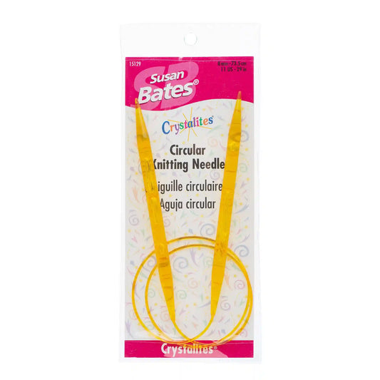 Susan Bates Crystalites 29" Circular Knitting Needles - Clearance Items*