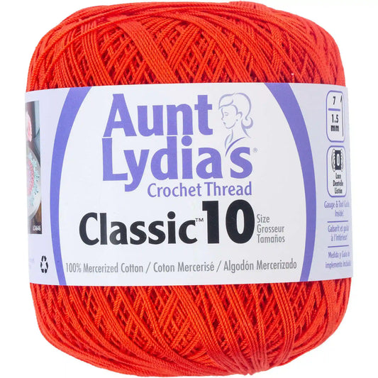 Aunt Lydia's Classic Crochet Thread Size 10 - Discontinued Shades