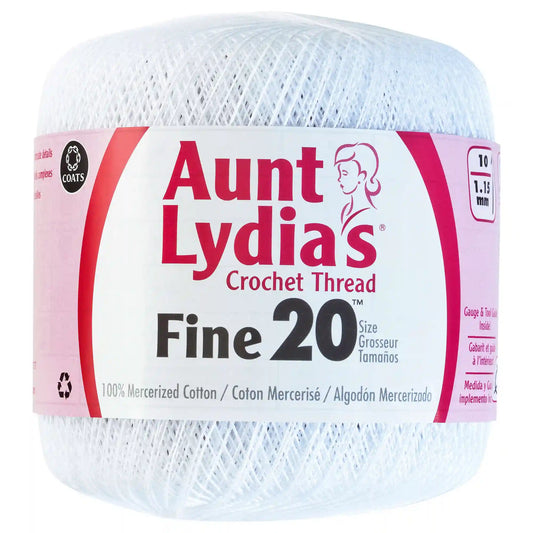 Aunt Lydia's Fine Crochet Thread Size 20