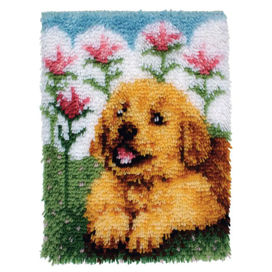 WonderArt Flower Pup Kit 15" x 20" - Discontinued Items
