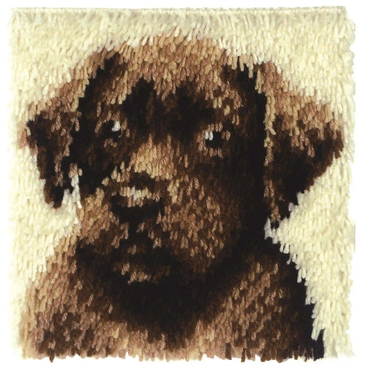 WonderArt Chocolate Lab Kit 12" x 12" - Clearance Items