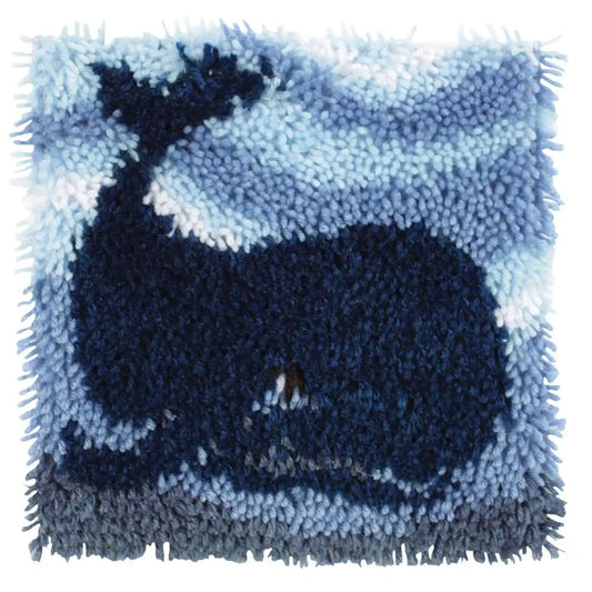 WonderArt Big Blue Whale Kit 12" x 12" - Discontinued Items