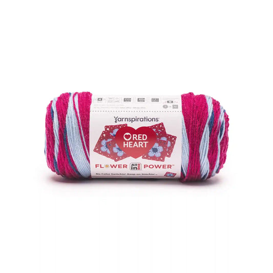 Red Heart All In One Flower Power Yarn (250g/8.8oz)