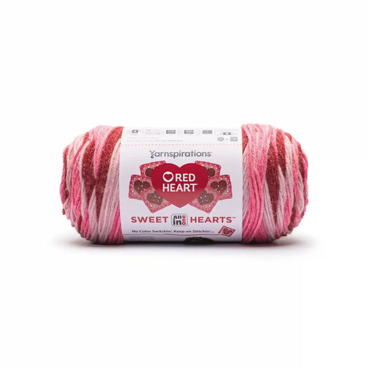 Red Heart All In One Sweet Hearts Yarn (250g/8.8oz)