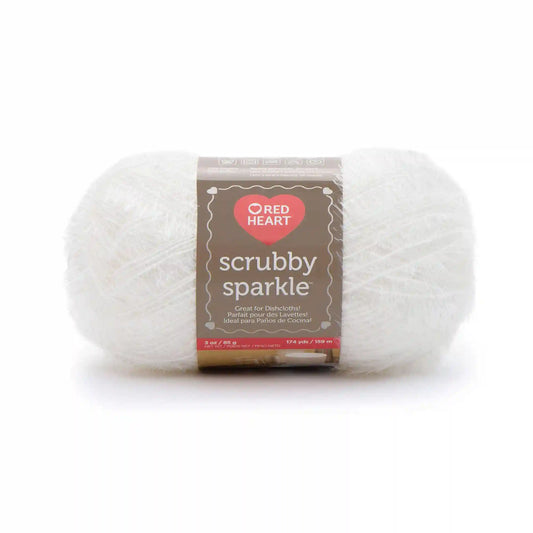 Red Heart Scrubby Sparkle Yarn