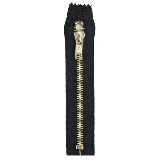 Coats & Clark Brass Pocket Zippers - 5 inches