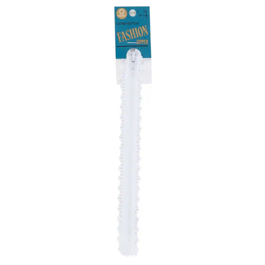 Coats & Clark Fashion Cutwork Zippers - 7 inches - Clearance Items