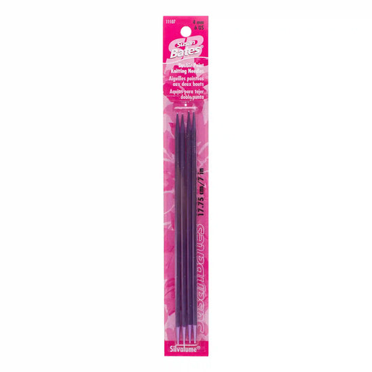 Susan Bates Silvalume 4 Pack, Double Point Knitting Needles