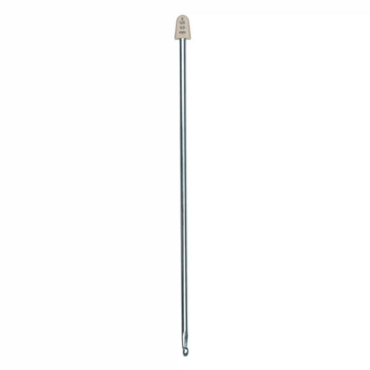 Susan Bates Silvalume 10" Afghan Crochet Hook
