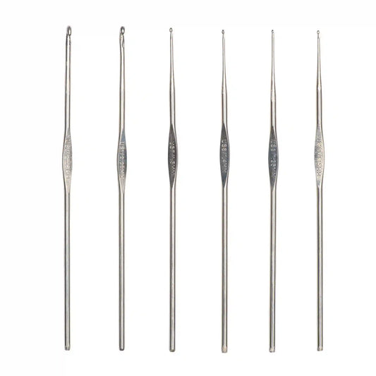 Susan Bates Steelite Set of 6 Crochet Hooks