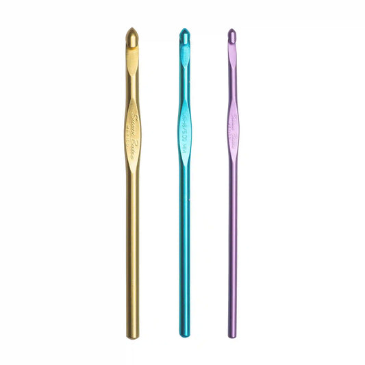 Susan Bates Silvalume Set of 3 Crochet Hooks