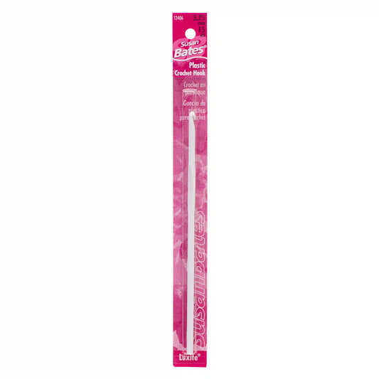 Susan Bates Luxite 5.5" Plastic Crochet Hook - Discontinued Items