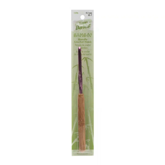 Susan Bates Silvalume Bamboo Handle/Aluminum Head Crochet Hook - Discontinued Items