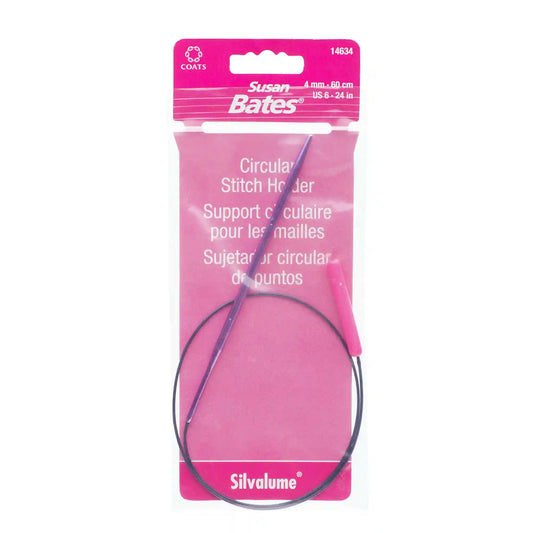 Susan Bates Silvalume Circular Stitch Holder - Clearance Items