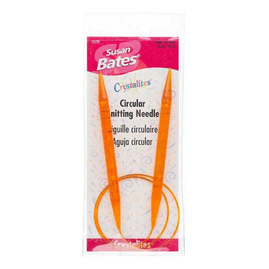 Susan Bates Crystalites 29" Circular Knitting Needles - Clearance Items*