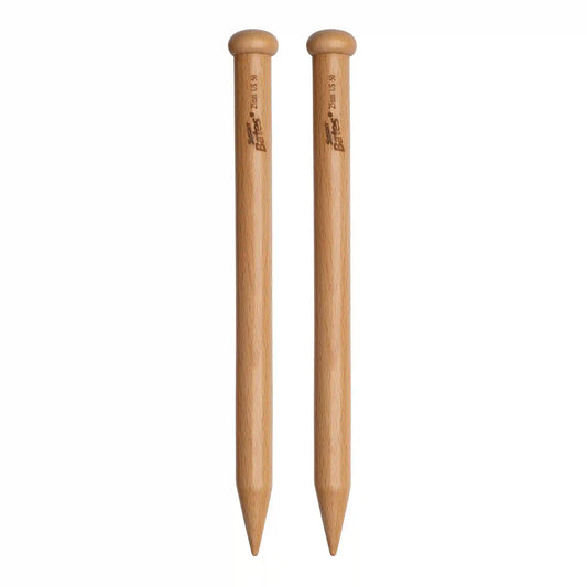 Susan Bates Xtreme Wood 14" Knitting Needles U.S. 50 (25 mm) - Clearance Items