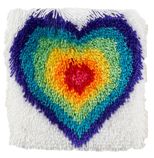 WonderArt Shaggy From The Heart Kit 12" x 12" - Discontinued Items