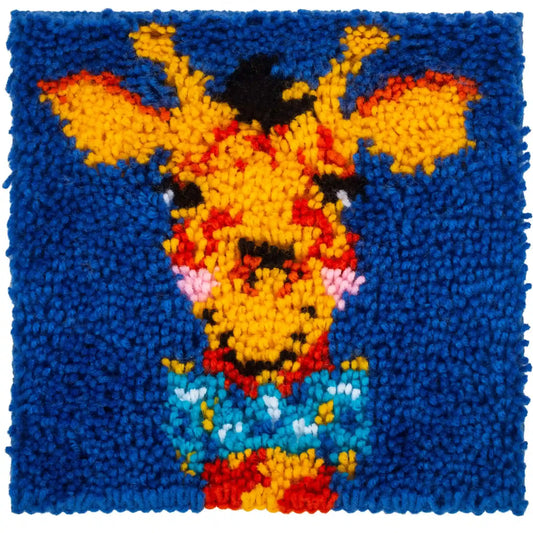 WonderArt Bowtie Giraffe Kit 12" x 12" - Discontinued Items