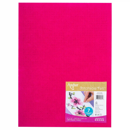 Anchor Stitchable Felt 9" x 12" - Discontinued Items
