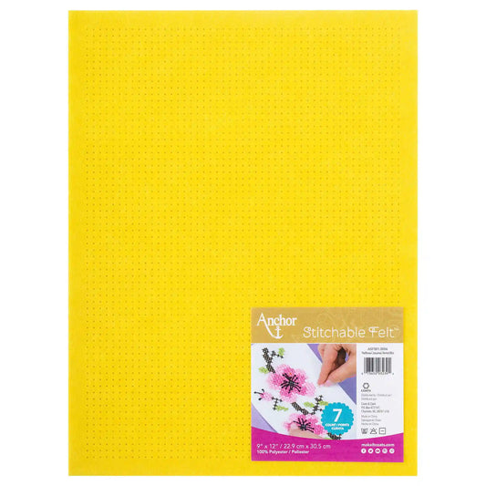Anchor Stitchable Felt 9" x 12" - Clearance Items