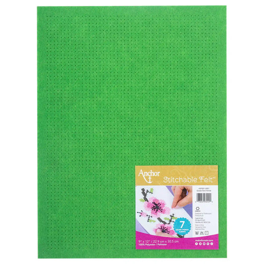 Anchor Stitchable Felt 9" x 12" - Discontinued Items