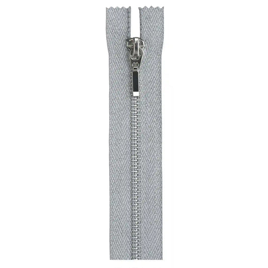 Coats & Clark Metallic Closed End Zippers - 9 inches