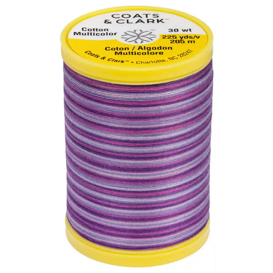 Coats & Clark Cotton Machine Quilting Multicolor Thread (225 Yards) - Clearance Shades