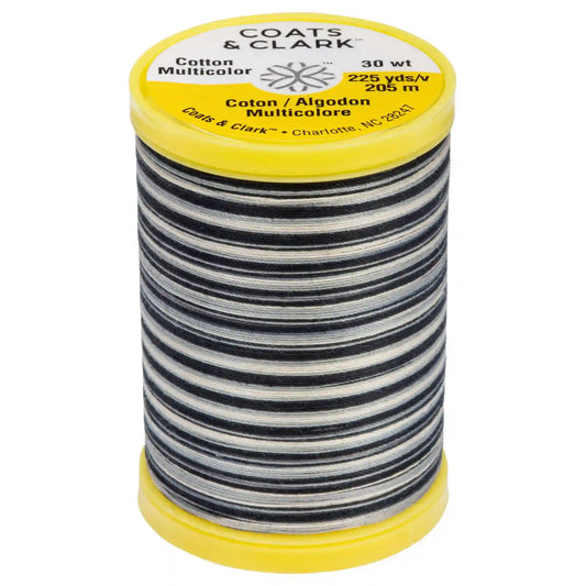 Coats & Clark Cotton Machine Quilting Multicolor Thread (225 Yards) - Clearance Shades